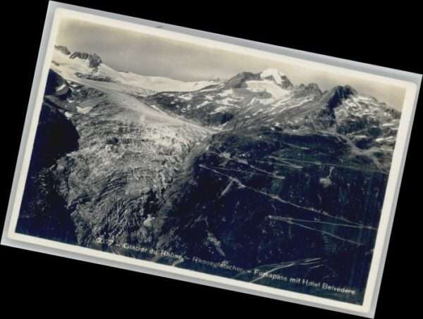 Rhonegletscher Glacier du Rhone Rhonegletscher Furkapass Hotel Belveder