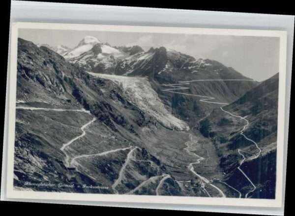 Rhonegletscher Glacier du Rhone Rhonegletscher Grimsel Furkastrasse