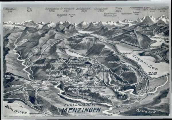 Menzingen  ZG Menzingen Fliegeraufnahme