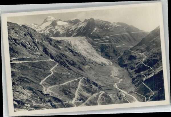 Rhonegletscher Glacier du Rhone Rhonegletscher Grimsel Furkastrasse