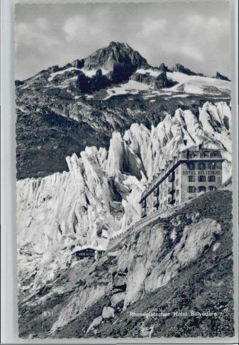 Rhonegletscher Glacier du Rhone Rhonegletscher Hotel Belvedere