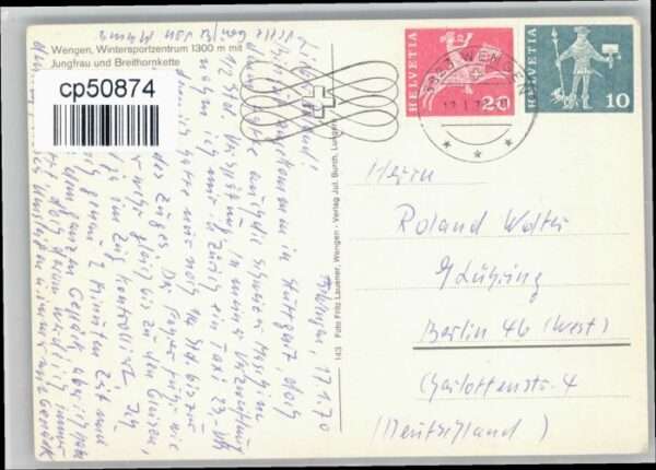 Wengen BE Wengen Jungfrau Breithornkette – Bild 2