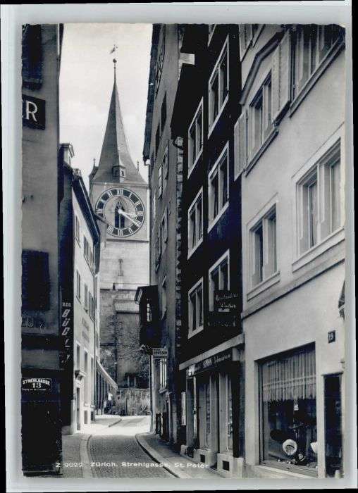 Zuerich trehlgasse St Peter