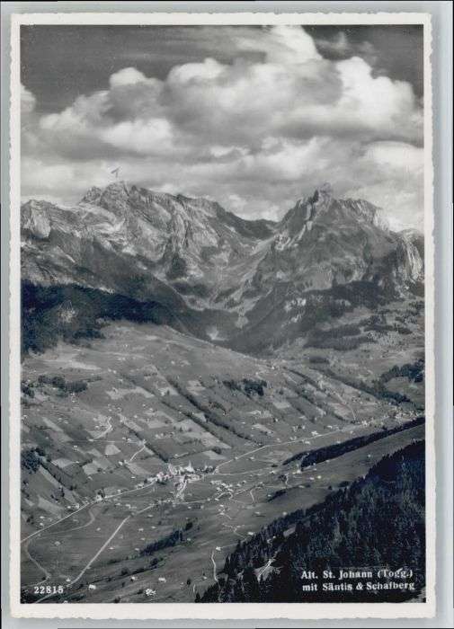 Alt St Johann Säntis Schafberg
