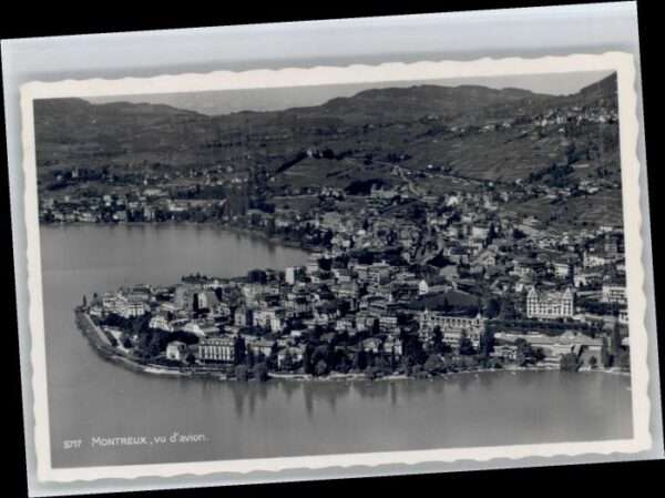 Montreux VD Montreux Fliegeraufnahme