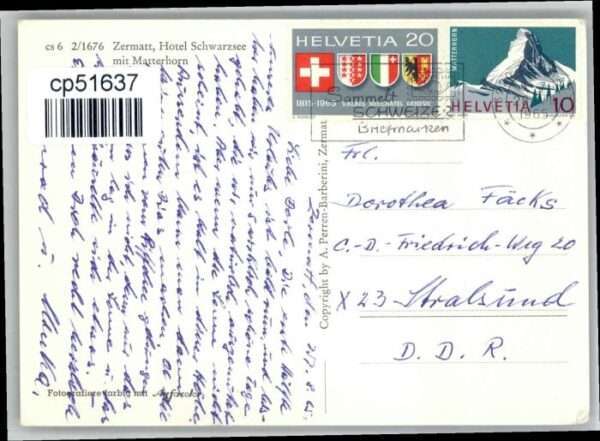 Zermatt VS Zermatt Hotel Schwarzsee – Bild 2