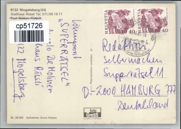 Mogelsberg Gasthaus Rössli – Bild 2