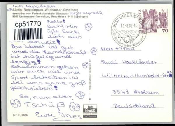 Unterwasser Säntis Rotsteinpass Wildhauser Schafber – Bild 2