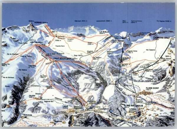 Laax Fliegeraufnahme