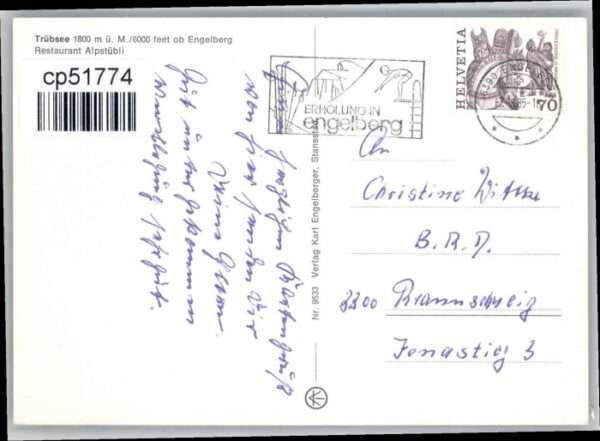 Engelberg OW Engelberg Trübsee Fliegeraufnahme Resta – Bild 2
