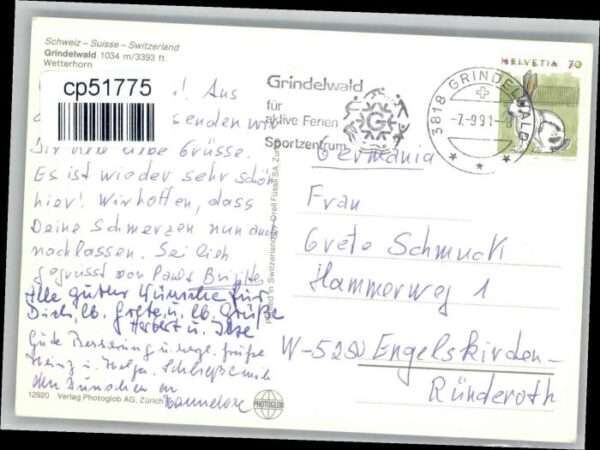 Grindelwald Wetterhorn – Bild 2