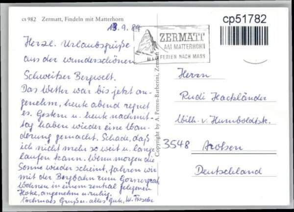 Zermatt VS Zermatt Findeln Matterhorn – Bild 2