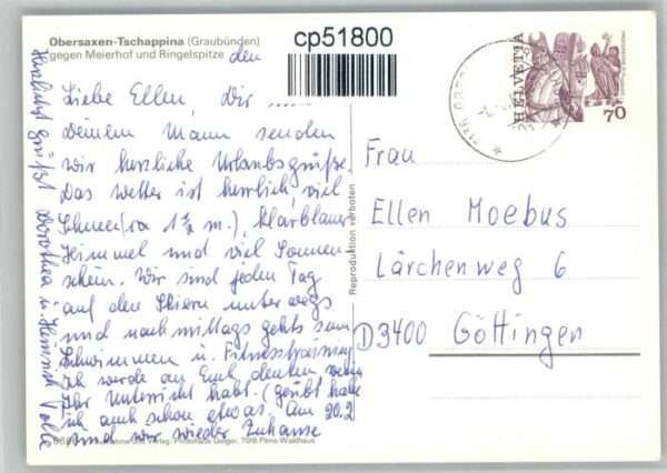 Obersaxen GR Tschappina – Bild 2