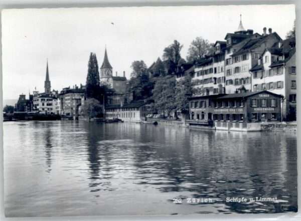 Zuerich chipfe Limmat
