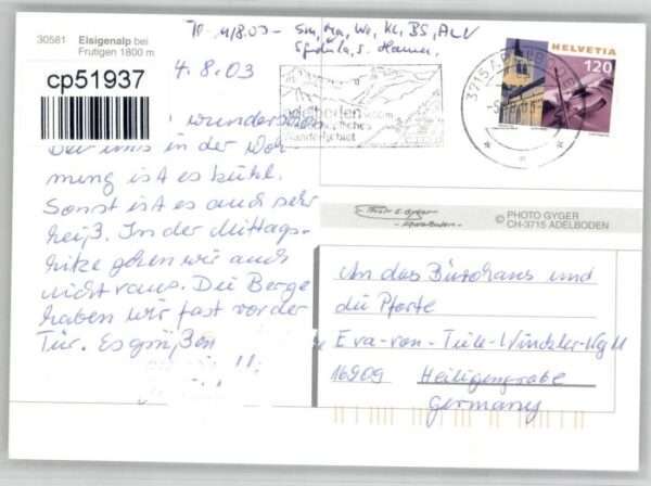 Frutigen Elsigenalp – Bild 2