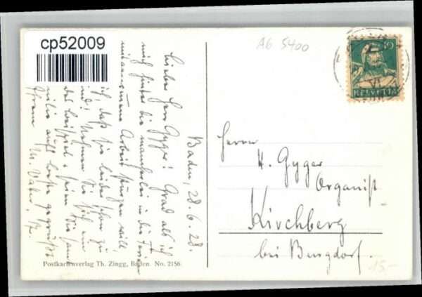 Baden AG Baden Künstler A. Meyer – Bild 2