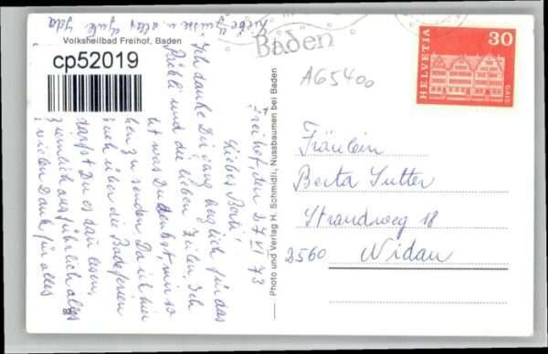 Baden AG Baden Volksheilbad Freihof – Bild 2