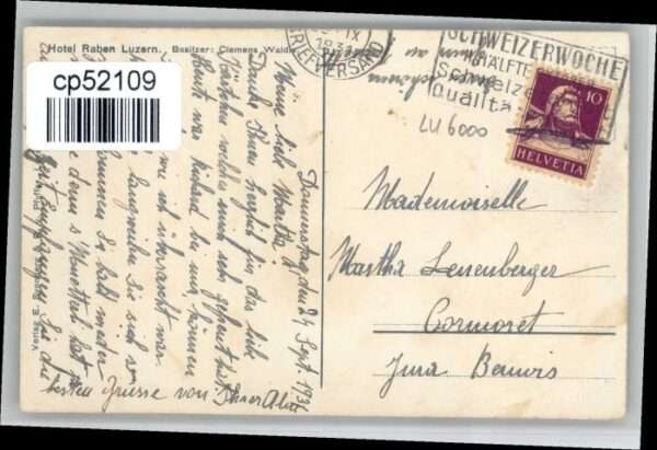 Luzern LU Luzern Hotel Raben – Bild 2