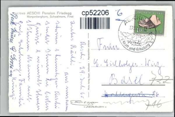 Aeschi Spiez Pension Friedegg – Bild 2