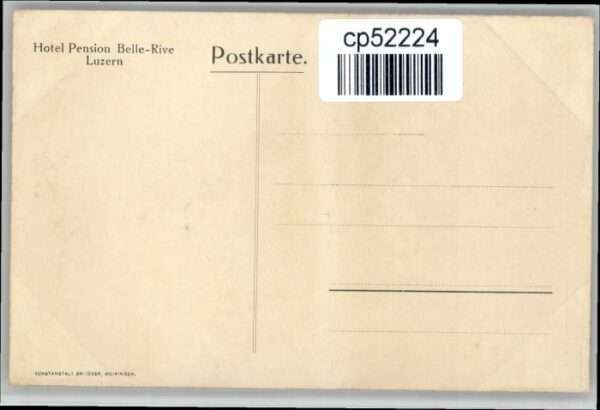 Luzern LU Luzern Hotel Pension Belle Rive – Bild 2