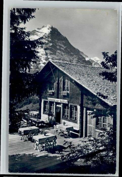 Grindelwald [Stempelabschalg] Restaurant Zur Aellfl