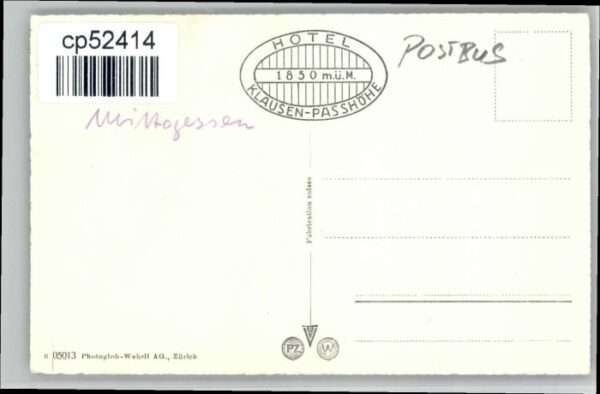 Klausen UR Klausen Passhöhe – Bild 2