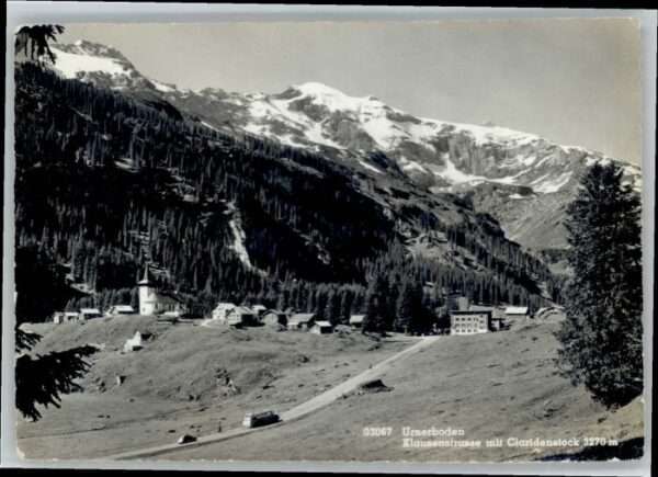 Urnerboden Klausenstrasse Claridenstock