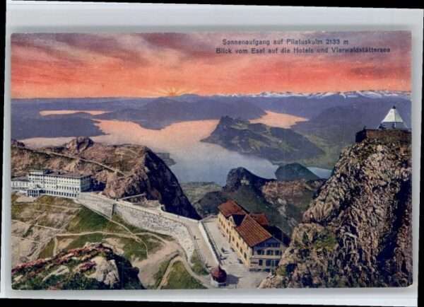 Pilatus Kulm Sonnenaufgang