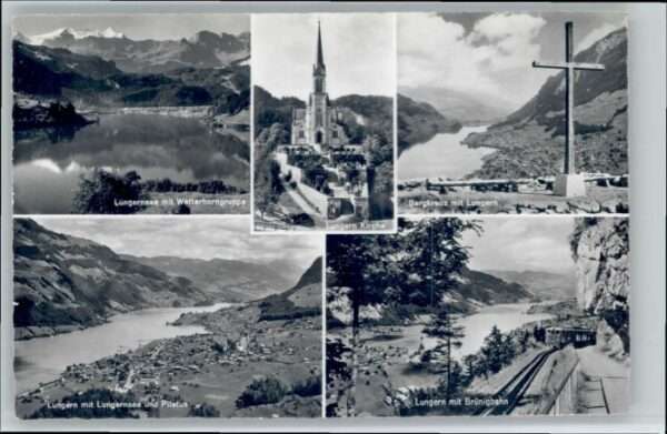 Lungern Brünigbahn Wetterhorngruppe