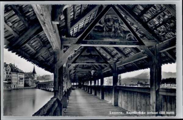 Luzern LU Luzern Kapellbrücke