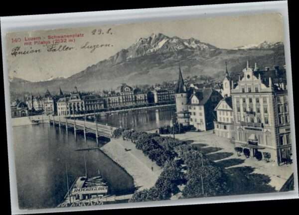 Luzern LU Luzern Schwanenplatz Pilatus