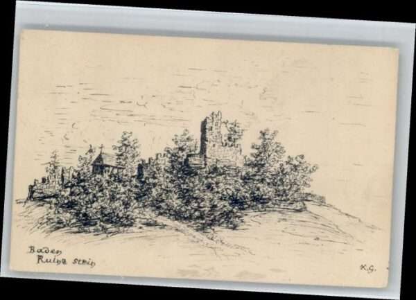 Baden AG Baden Ruine Stein