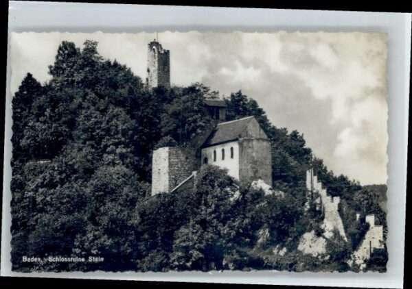 Baden AG Baden Schloss Ruine Stein