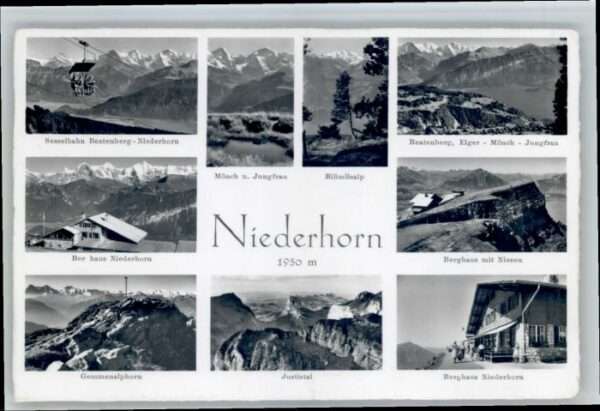 Niederhorn Beatenberg Eiger Mönch Jungfrau Niesen