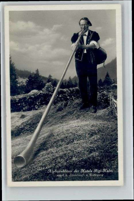 Rigi Kulm Alphornbläser