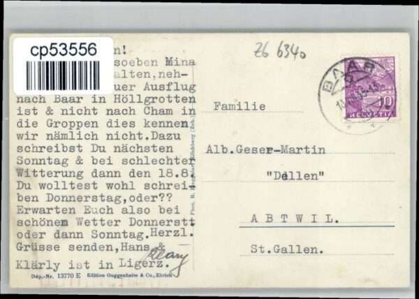 Baar ZG Baar Höllgrotten – Bild 2