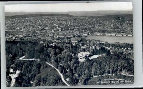 Uetliberg Zuerich Uetliberg Fliegeraufnahme