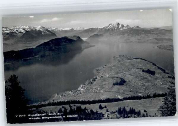 Weggis Vierwaldstaettersee Weggis Rigi Känzeli Bürgenstock Pilatus