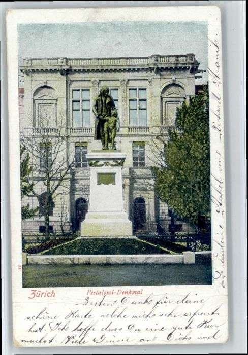 Zuerich estalozzi Denkmal