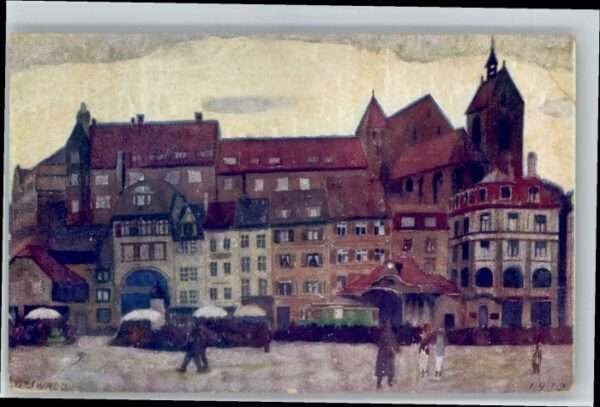 Basel BS Basel Barfüsslerplatz Künstler Oswald *