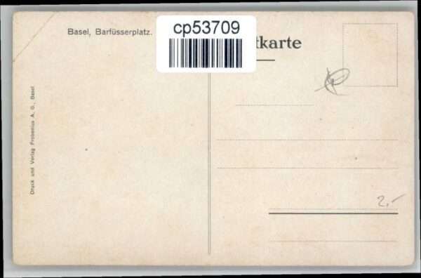 Basel BS Basel Barfüsslerplatz Künstler Oswald * – Bild 2