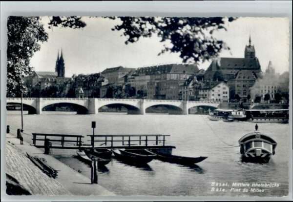 Basel BS Basel Mittlere  Rheinbrücke