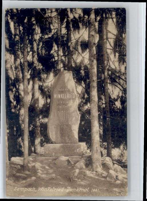 Sempach Winkelried Denkmal