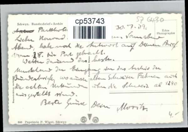 Schwyz Bundesbrief Archiv – Bild 2