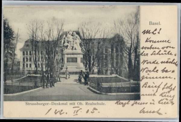 Basel BS Basel Strassburger Denkmal