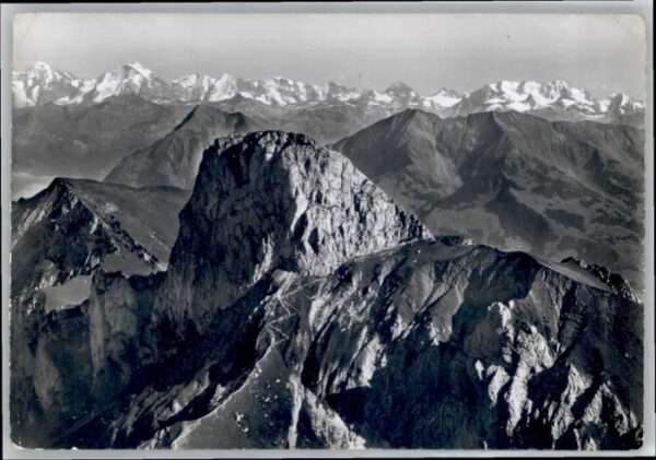 Erlenbach Simmental Stockhorn Fliegeraufnahme