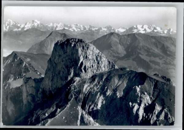 Erlenbach Simmental Stockhorn Fliegeraufnahme