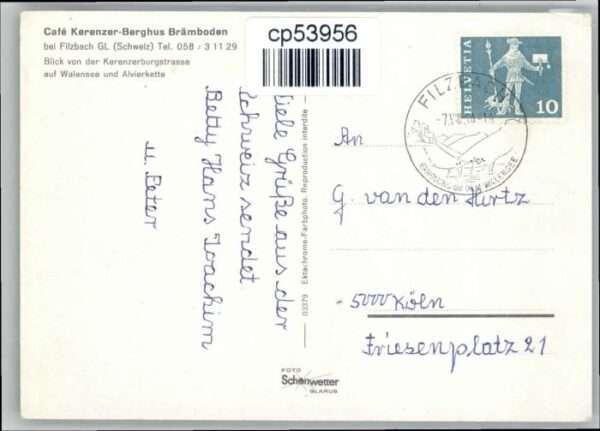 Filzbach Cafe Kerenzer Berghus Brämboden – Bild 2