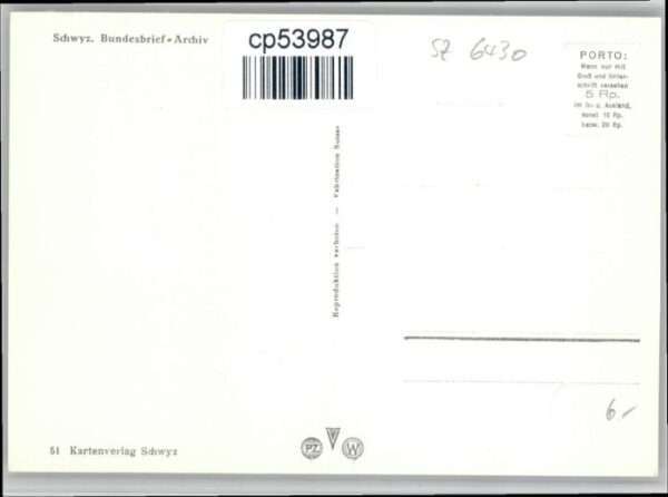 Schwyz Bundesbrief Archiv – Bild 2