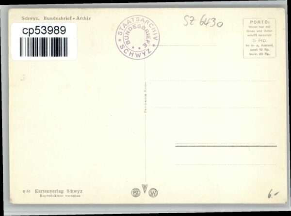 Schwyz Bundesbrief Archiv – Bild 2